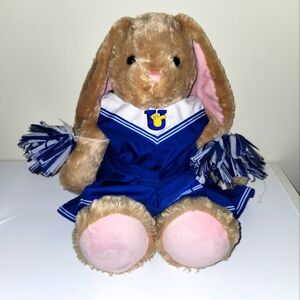BUILD A BEAR Cheerleader Outfit Pom Poms Pawlette Blue White Outfit Bunny Rabbit